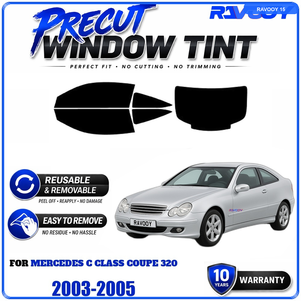 RAVOOY Precut Window Tint, Reu - Air Bubble Remover 评论和价格